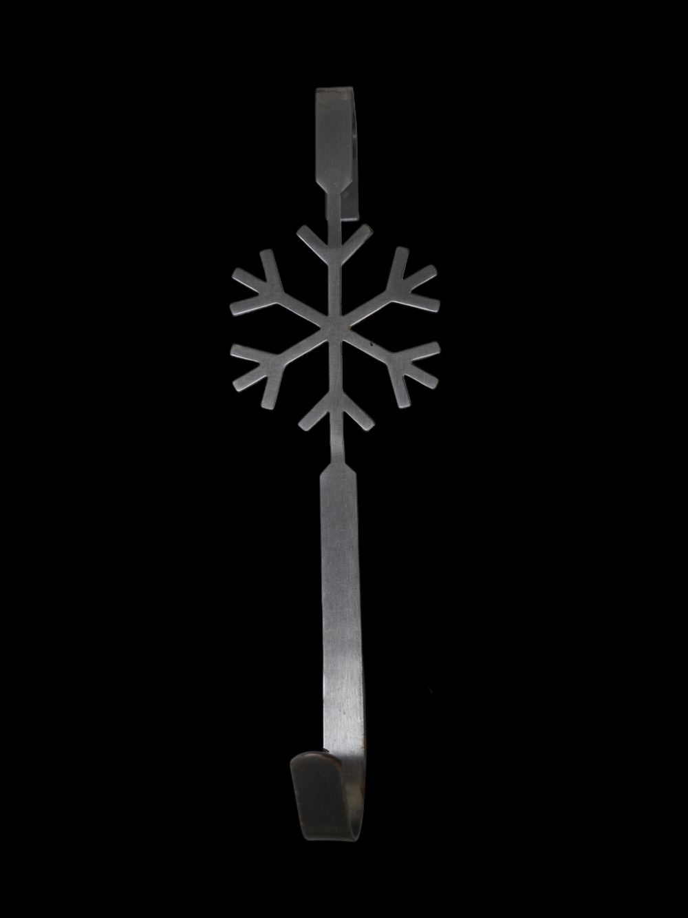 Metal Snowflake Over-the-Door Wreath Hanger